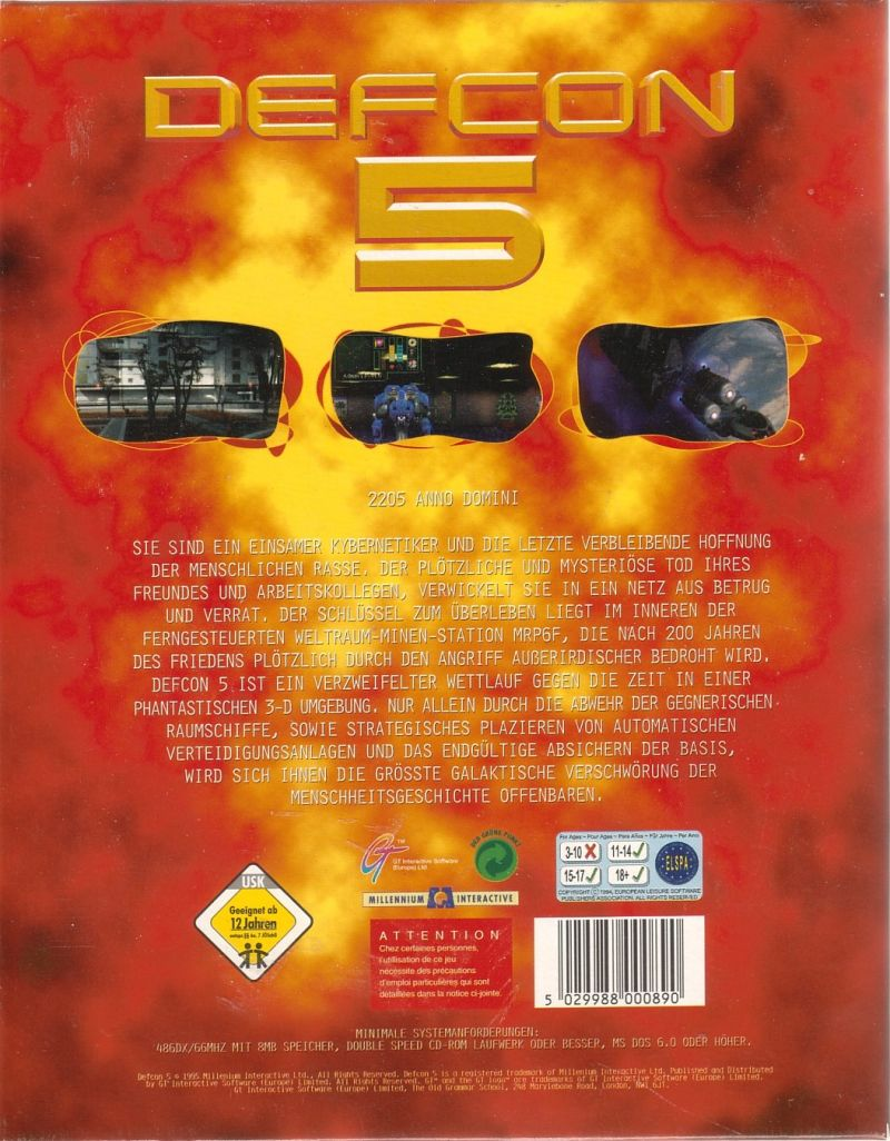 Defcon 5 — box-2D-back (DE)