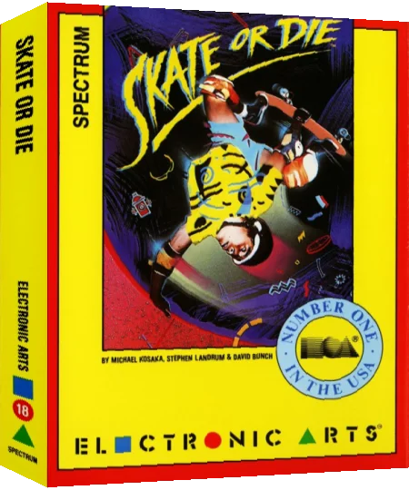 Skate Or Die — box-3D (EU)