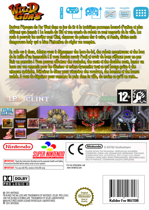Wild Guns — box-2D-back (FR)