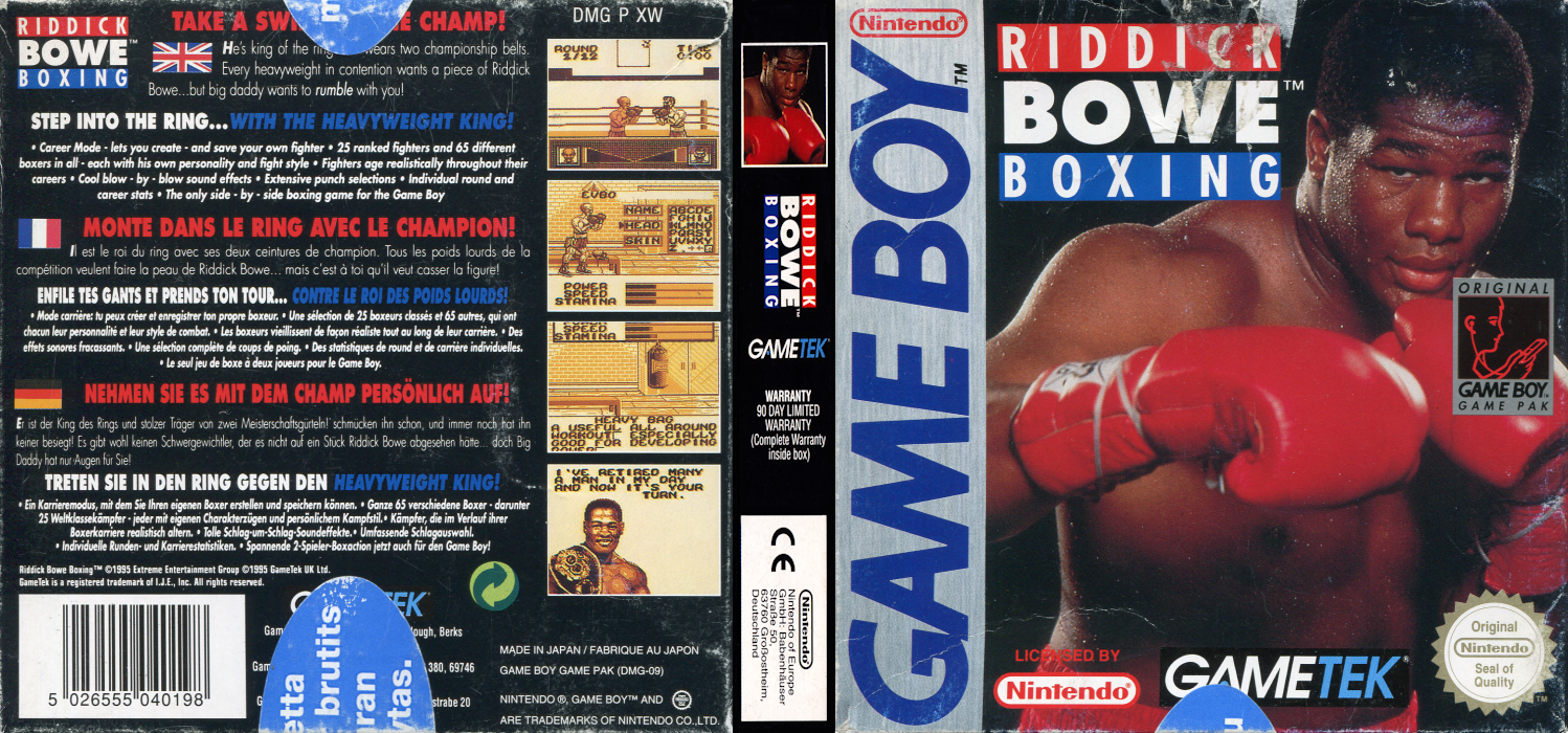 Riddick Bowe Boxing — box-texture (EU)