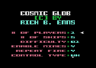 Cosmic Glob — sstitle (WOR)