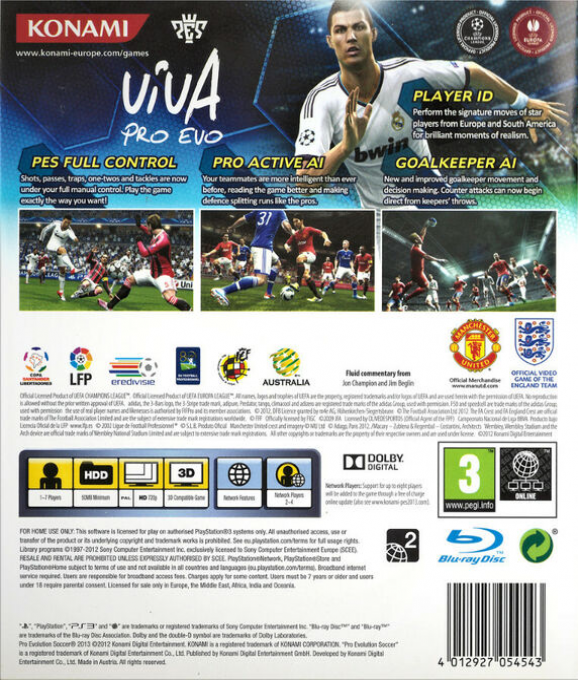 PES 2013 - Pro Evolution Soccer — box-2D-back (EU)