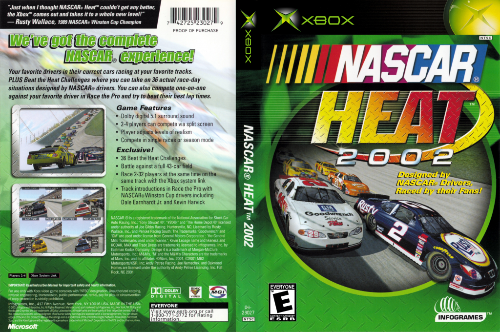 Nascar Heat 2002 — box-texture (US)