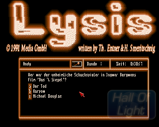 Lysis — ss (WOR)