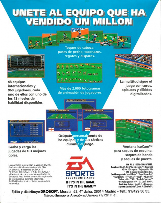 FIFA International Soccer — box-2D-back (SP)
