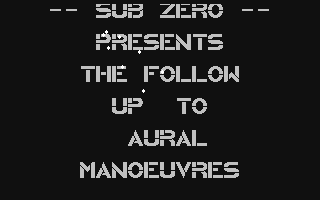 Aural Manoeuvres II — sstitle (WOR)