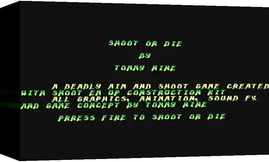 Shoot or Die — box-3D (WOR)