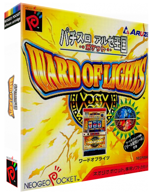 Pachi-Slot Aruze Oukoku Pocket - Ward of Lights — box-3D (JP)