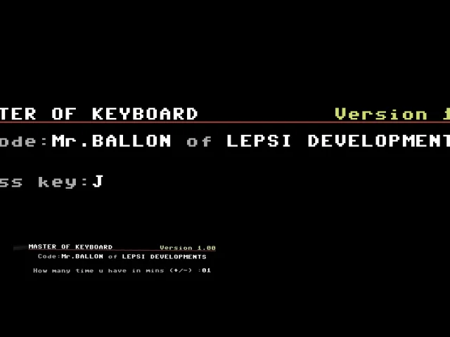 Master of Keyboard v.1.0 — mixrbv2 (WOR)