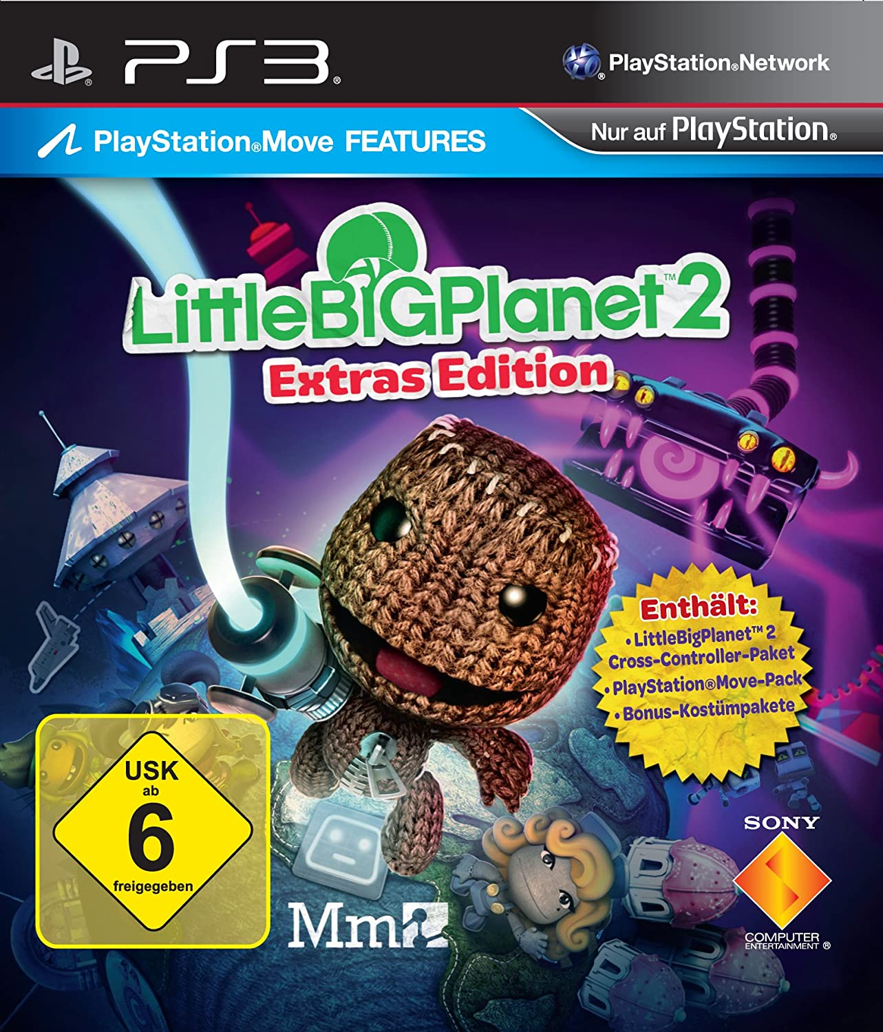LittleBigPlanet 2 - Extras Edition — box-2D (DE)