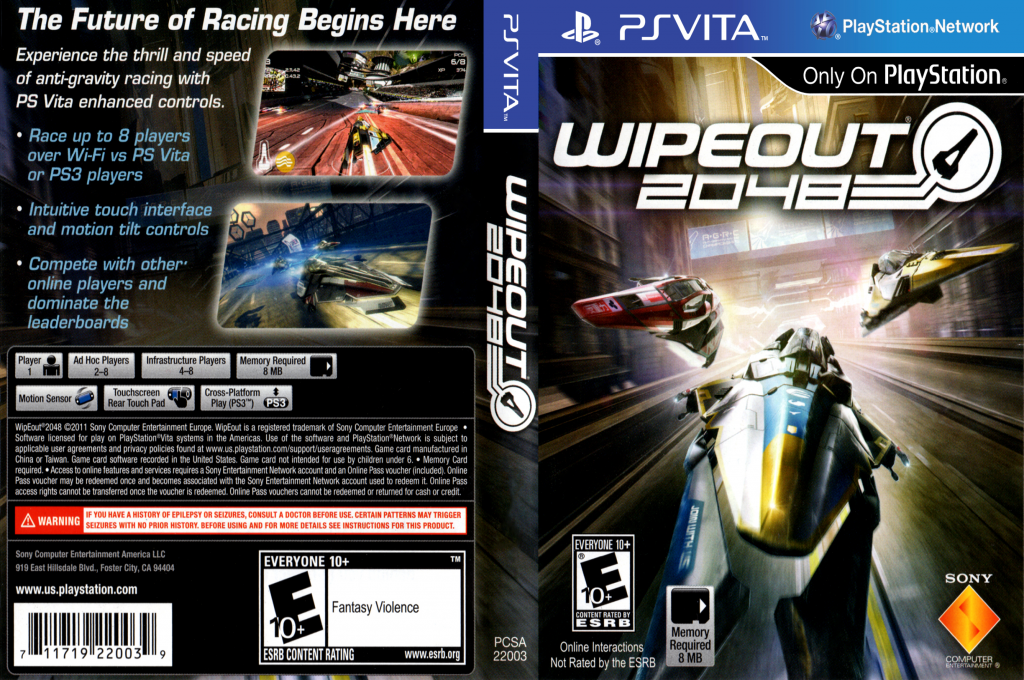 WipEout 2048 - WipEout HD Fury — box-texture (US)