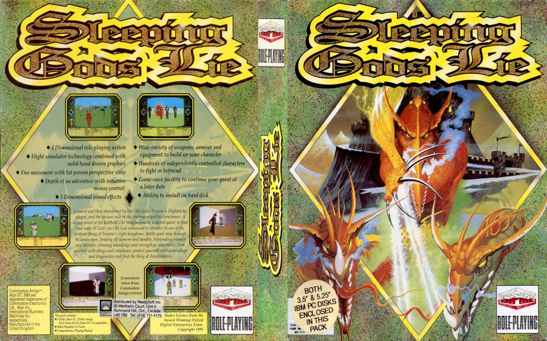 Sleeping Gods Lie — box-texture (US)