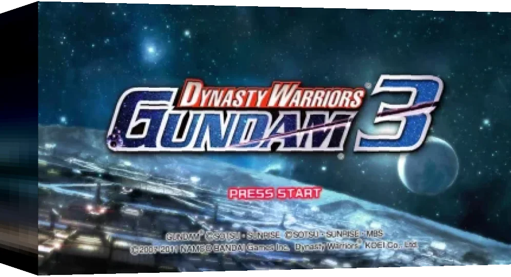 Dynasty Warriors - Gundam 3 — box-3D (WOR)