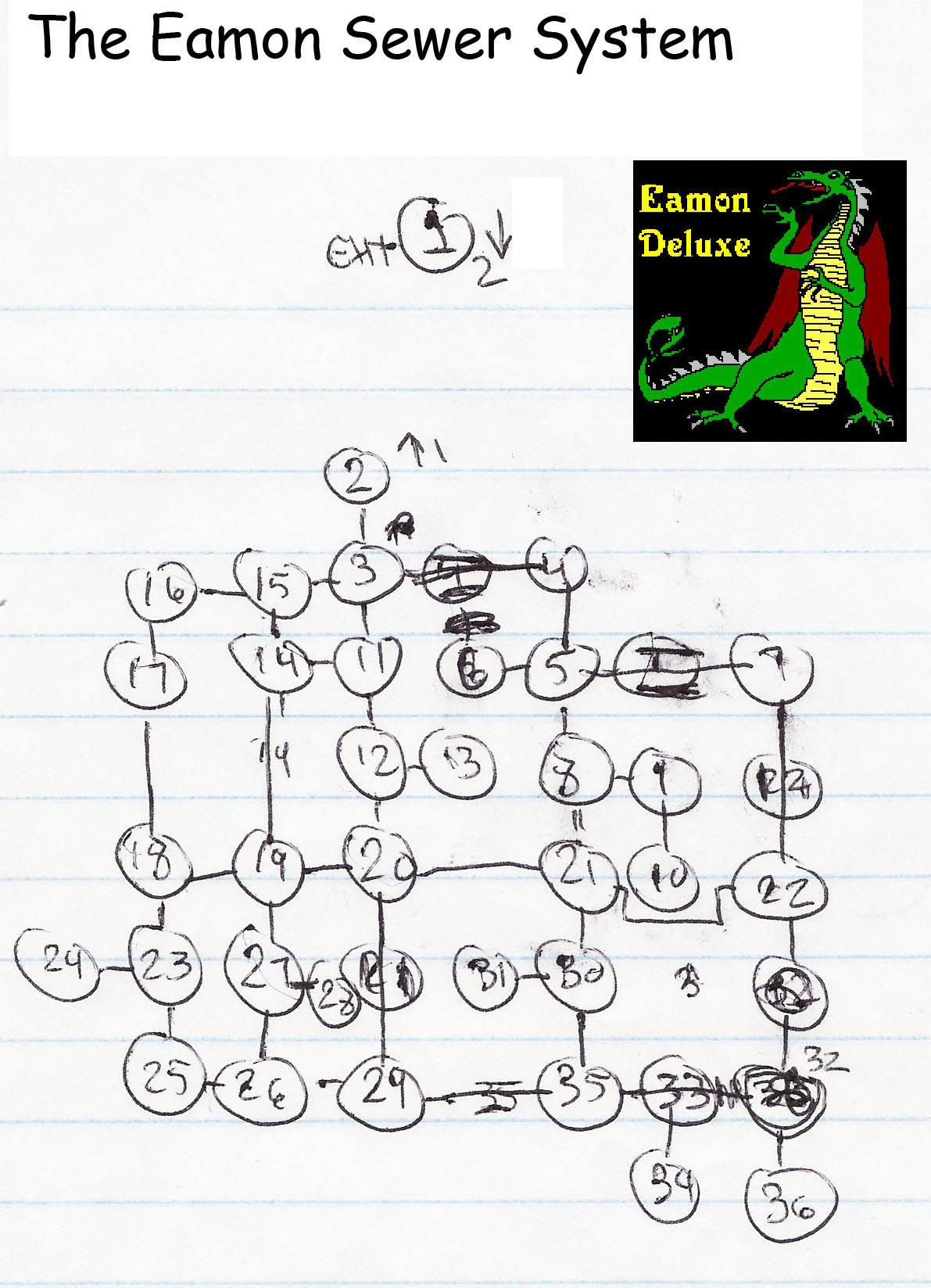 Eamon 181 - The Eamon Sewer System — maps