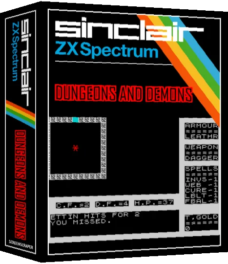 Dungeons And Demons — box-3D (SS)