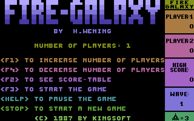 Fire Galaxy — sstitle (WOR)