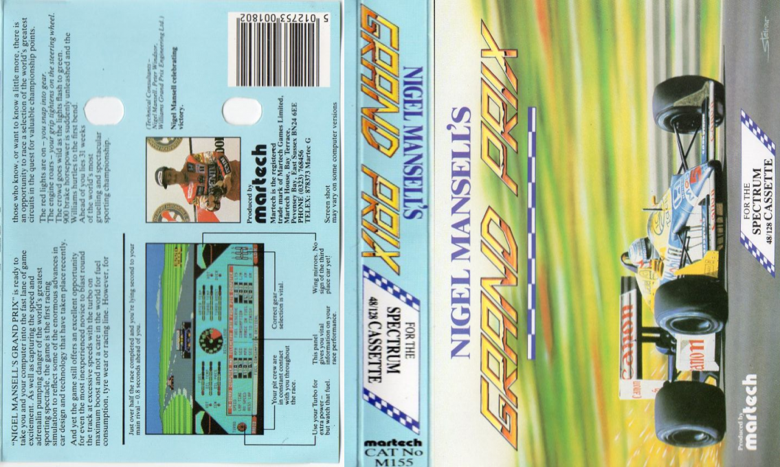 Nigel Mansell's Grand Prix — box-texture (EU)