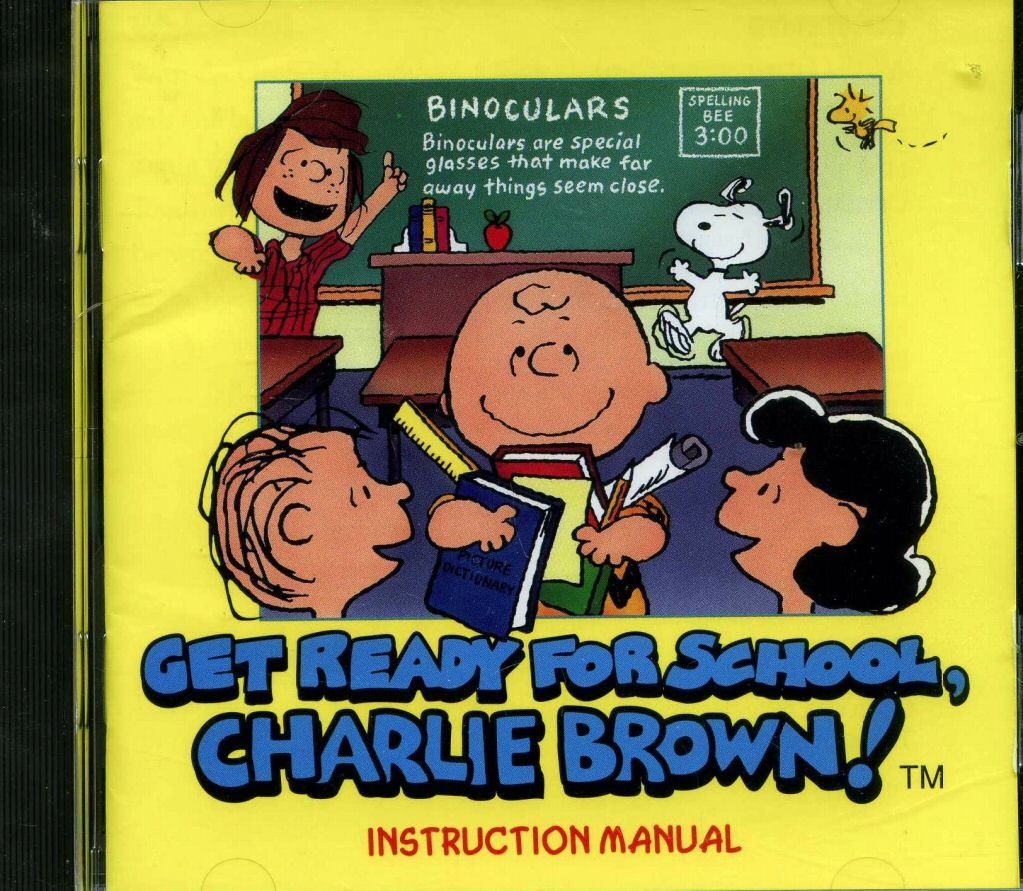Get Ready for School, Charlie Brown! box art