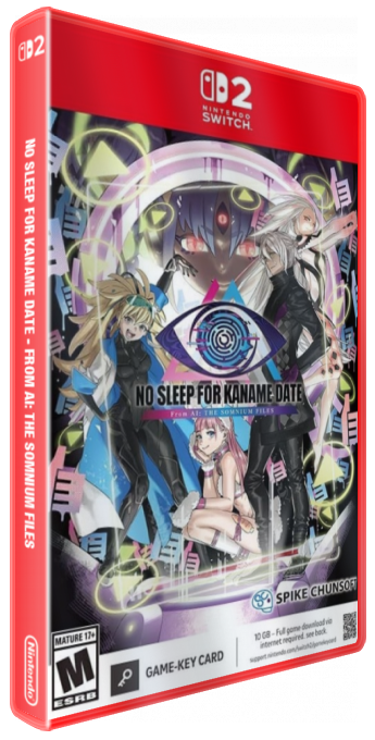 No Sleep for Kaname Date - From AI - The Somnium Files — box-3D (US)