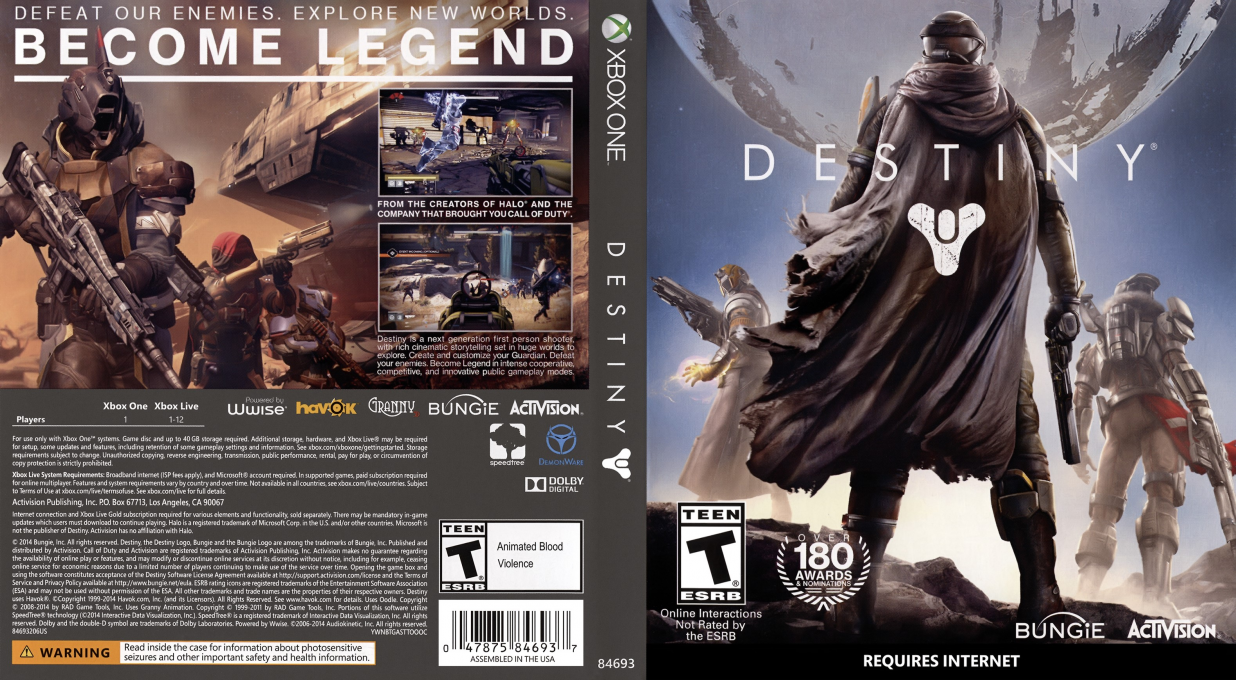 Destiny — box-texture (US)