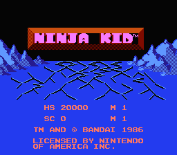 Ninja Kid — sstitle (US)