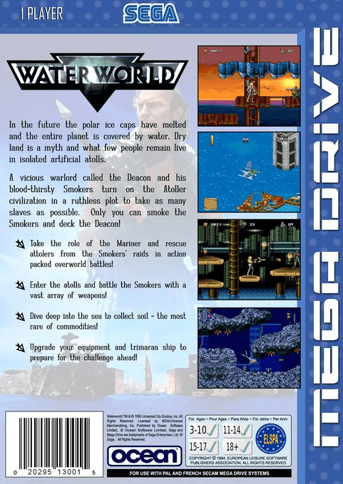 Waterworld — box-2D-back (EU)