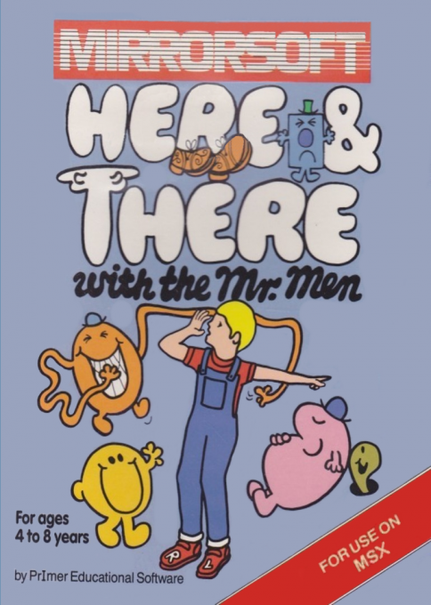 Here And There With The Mr. Men box art