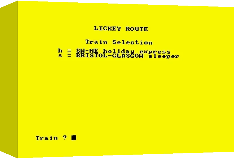 Lickey Route — box-3D (WOR)