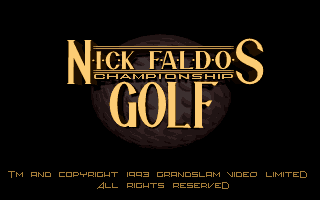 Nick Faldo's Championship Golf — sstitle (EU)