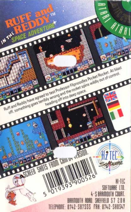 Ruff and Reddy in the Space Adventure — box-2D-back (EU)