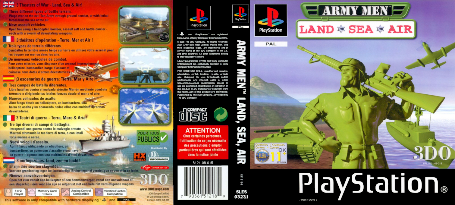 Army Men - Land Sea Air — box-texture (EU)
