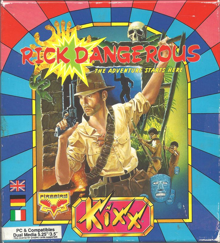 Rick Dangerous — box-2D (EU)