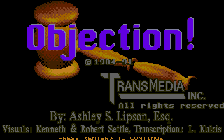 Objection! box art