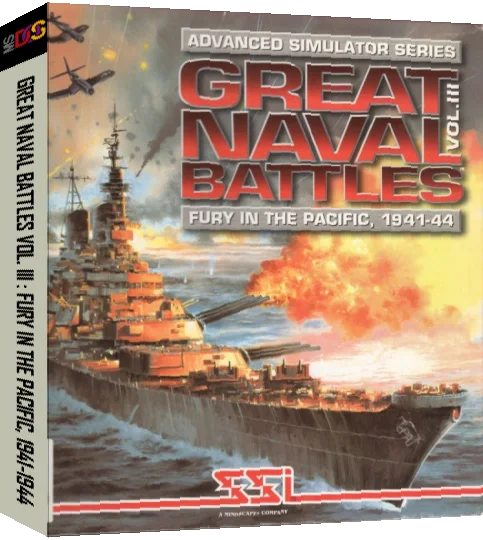 Great Naval Battles Vol 3 - Fury In The Pacific 1941-1944 — box-3D (US)