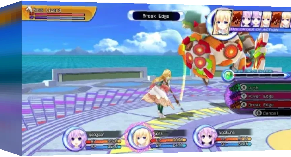 Hyperdimension Neptunia Re;Birth2 - Sisters Generation — box-3D (WOR)