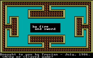 By Fire And Sword — sstitle (US)