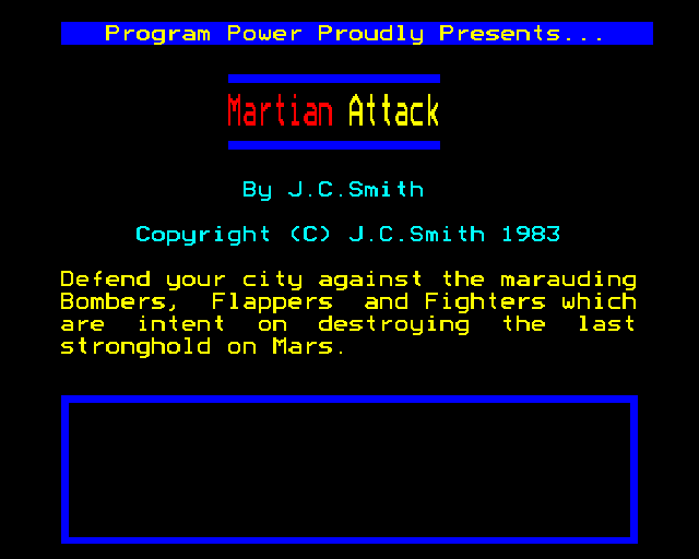 Martian Attack — sstitle (EU)