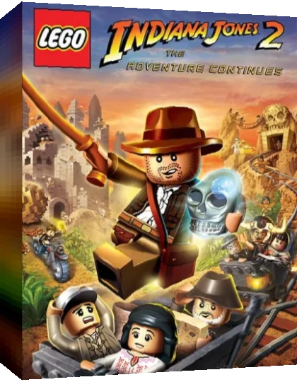 LEGO Indiana Jones 2 - The Adventure Continues — box-3D (WOR)