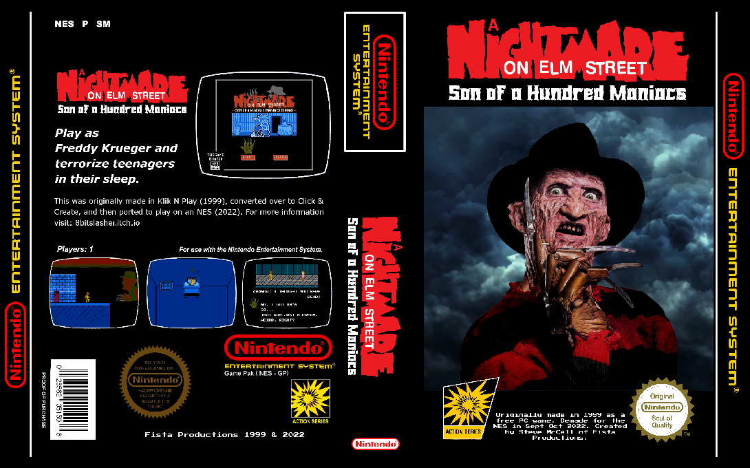 Nightmare on Elm Street, A - Son of a Hundred Maniacs — box-texture (WOR)
