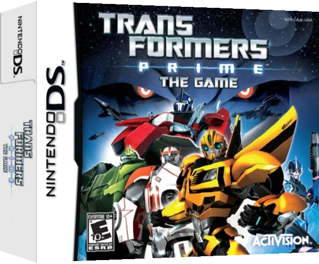 Transformers Prime - The Game — box-3D (US)