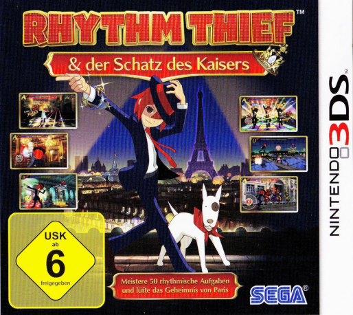 Rhythm Thief & the Emperor's Treasure — box-2D (DE)