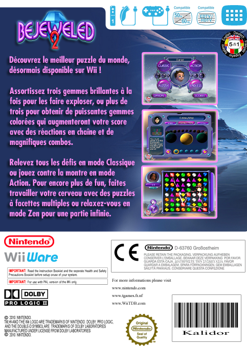 Bejeweled 2 — box-2D-back (FR)