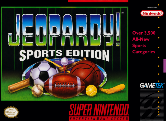 Jeopardy! Sports Edition box art