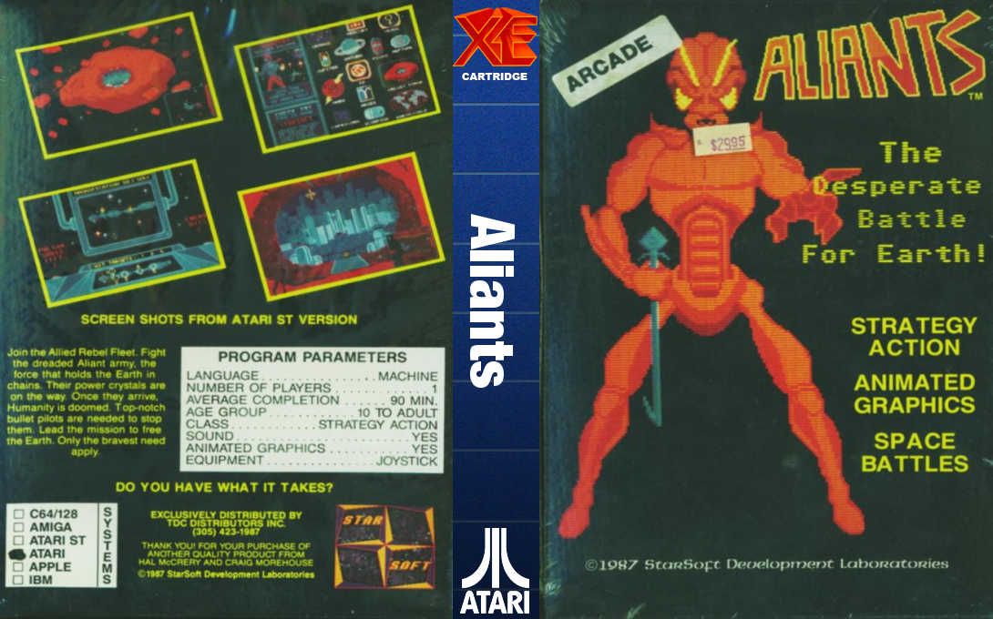 Aliants - The Desperate Battle For Earth — box-texture (US)