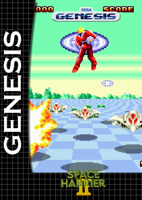 Space Harrier 2 — box-2D (SS)