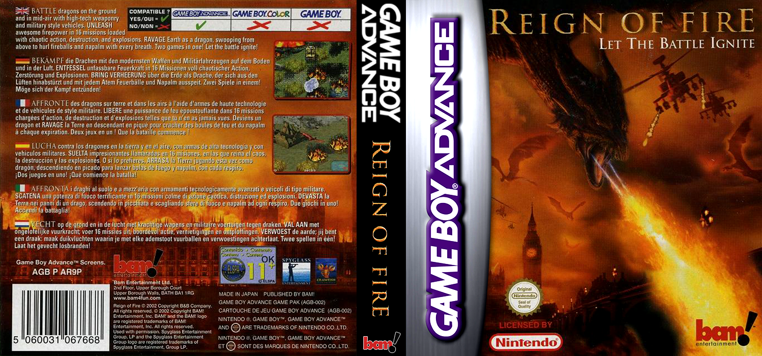 Reign Of Fire — box-texture (EU)