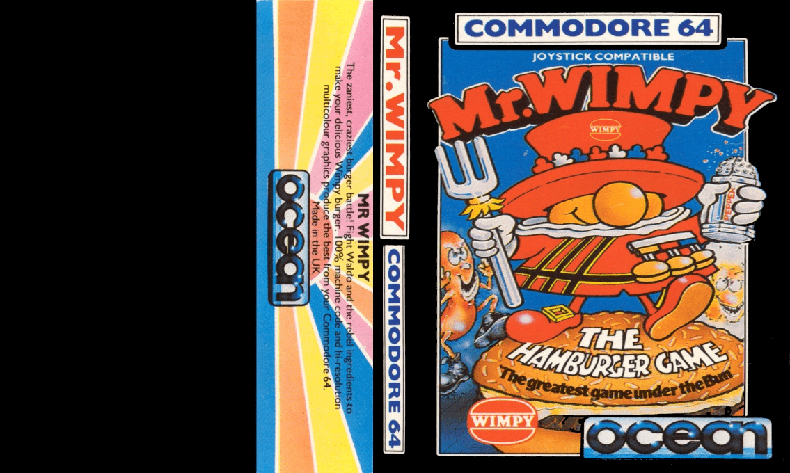 Mr. Wimpy : The Hamburger Game — box-texture (EU)