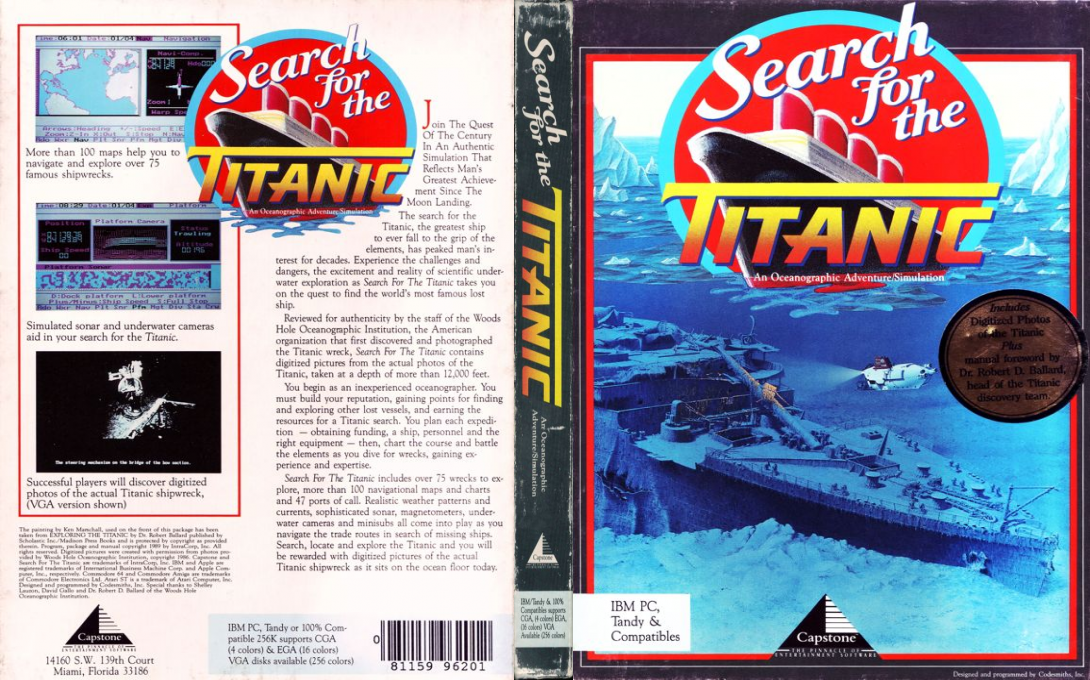 Search For The Titanic — box-texture (US)
