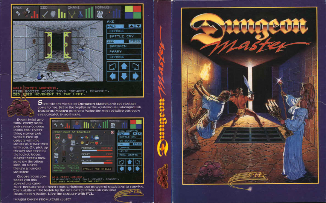 Dungeon Master — box-texture (US)