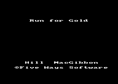 Run For Gold — sstitle (EU)